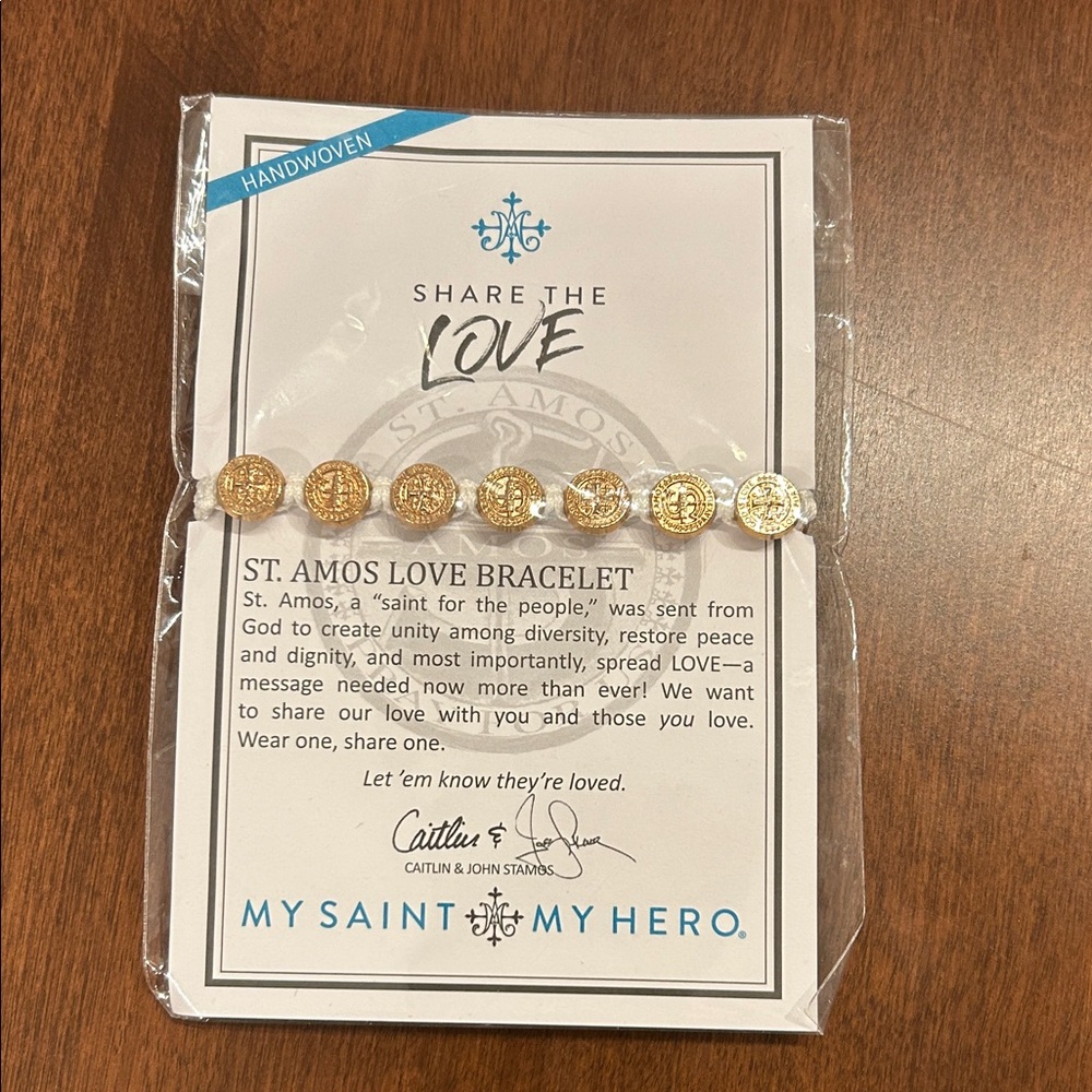 Gold St. Amos Love Bracelet